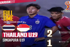 Thailand U-19 Taklukkan Singapura 2-1 di Laga Pembuka AFF U-19 2024