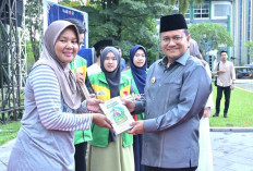 Majukan Sektor UMKM, Wali Kota Maulana Buka Bedug Fest Bazar Ramadhan Bahagia 1446 Hijriah