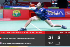 Ester Nurumi Tri Wardoyo Melaju ke Babak 32 Besar Indonesia Masters 2024