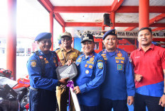 Damkartan Kota Jambi Terima Motor Dinas dan Perlengkapan Evakuasi dari Walikota