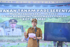 Gerakan Tanam Padi Serentak: Komitmen Pemkot Jambi Jaga Pangan dan Sejahterakan Petani