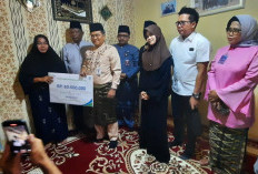 Walikota Jambi Serahkan Santunan Kematian untuk Tukang Ojek Teluk Kenali