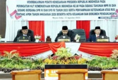 DPRD Kabupaten Tebo Gelar Paripurna, Dalam Rangka Mendengarkan Pidato Kepresidenan HUT RI Ke 80