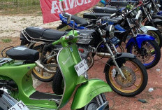 Ratusan Motor Modifikasi Ramaikan Kontes di SMK 2 Merangin