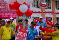 Rayakan HUT RI dan HUT MA RI, PTA Jambi Sukses Jadi Tuan Rumah Jalan Sehat