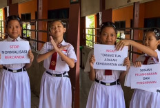 Aksi Murid SD Serukan “Stop Bercanda Nama Orangtua”, Banjir Dukungan Warganet!