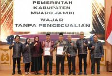 Pemkab Muaro Jambi Terima WTP Ke 11 Kali dari BPK RI Perwakilan Jambi 