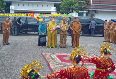 Pj Bupati Sarolangun Disambut dengan Tari Persembahan 