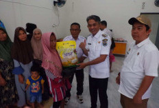 Wabup Junaidi Mahir Tinjau Banjir, Serahkan Bantuan untuk Korban