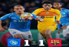 Napoli Tahan Imbang Barcelona 1-1