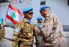Satgas MTF UNIFIL XXVIII-O UNIFIL Terima UN Medal dari PBB