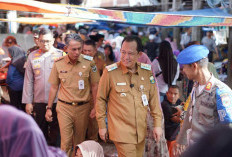 Bupati BBS Sidak di Pasar Sengeti, Pastikan Kestabilan Harga Sembako 