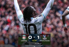 Liverpool Terkapar di Kandang, Crystal Palace Rebut Kemenangan 1-0