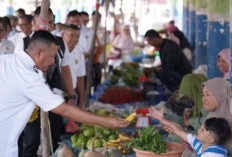 Bupati Monadi Resmikan Pasar Harian Pertama di Kerinci, Strategi Baru Kendalikan Inflasi  dan Dorong Ekonomi 