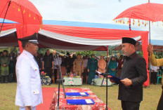Bupati Dedy Putra Lantik Mahmud Sebagai Rio Baru Tegaskan Amanah dan  Integritas Pemimpin Desa