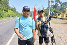 Nekad! Dua Warga Pariaman Berjalan Kaki ke Jakarta 