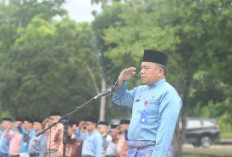 Sekda Muaro Jambi Pimpin Upacara Peringatan Hardiknas