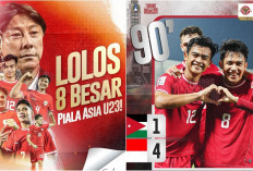 Timnas Indonesia U-23 Melaju ke Perempat Final Piala Asia U-23 2024 Setelah Kalahkan Jordania 4-1