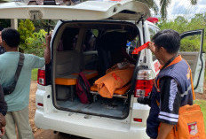 Polisi Evakuasi Jenazah Pria di Desa Talang Silungko