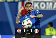 Italia Selamat di Menit Akhir, Imbangi Kroasia 1-1 di Fase Grup Euro 2024