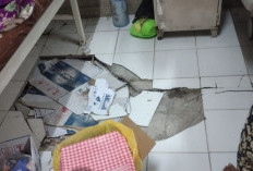 Lantai Rumah Sakit MHA Thalib Jebol Tepat di Bawah Tempat Tidur Pasien