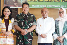 Bupati Bungo Sambut Kunjungan Pangdam XX/Tuanku Imam Bonjol, Mayjen TNI Arief Gajah Mada