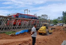 Akses Jalan Masih Buka Tutup, Pengerjaan Box Culvert Jambi-Sumbar Penimbunan 