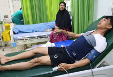Leher Terjerat Kabel WiFi Menjuntai di Jalan, Nyawa Pemuda Muarojambi  Nyaris Melayang 