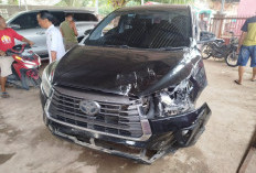 Pemotor Tewas Usai Tertabrak Mobil di Jalinsum