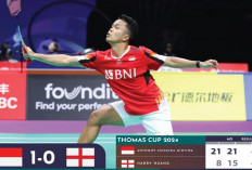 Ginting Buka Kemenangan Gemilang untuk Tim Putra Indonesia di Kualifikasi Piala Thomas 2024