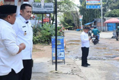 Bupati M Syukur Tinjau Jalan Rangkayo Hitam, Untuk Atasi Genangan Air