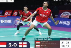 Fajar/Rian Bawa Indonesia Unggul 2-0 atas Inggris di Piala Thomas 2024