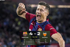 Lewandowski Antar Barcelona Raih Kemenangan Dramatis 4-2 Melawan Valencia