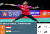 Bismo Raya Oktora Sumbang Poin Kedua untuk Indonesia di Grup C Badminton Asia Junior Championships