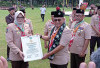 Bupati Dillah Dampingi Ketua Kwartir Nasional , Dalam Apel Besar Peringatan Hari Pramuka ke-64 di Tanjab Timur
