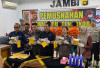 Polda Jambi Musnahkan 5,5 Kg Sabu Asal Riau