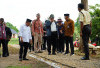 Tinjau Pembangunan Proyek Museum KBCN di Candi Muaro Jambi 