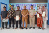 Kantor Pertanahan Kabupaten Bungo Serahkan Sertipikat PTSL 2025  Di Kelurahan Sungai Binjai