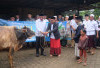 Wabup Muaro Jambi BBS Salat Ied dan Serahkan Hewan Kurban