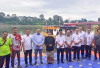 Dukung Wisata Danau Sipin, Ketua DPRD Kota Jambi Serahkan Dermaga Apung