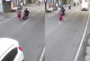 Ibu-Ibu Mendadak Balik Arah, Dua Motor Tabrakan di Malang Terekam CCTV