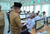 Wali Kota Maulana Tinjau Langsung Ujian SKT PPPK : Komitmen Tingkatkan Status TKK