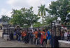 Demo Ricuh, Demonstran Terobos Pagar Kantor DPRD Provinsi Jambi, Polisi Terluka