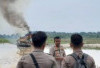Satgas Gabungan Tertibkan Tambang Emas Ilegal di Bungo, Mesin Diesel dan Rakit Dibakar