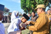 Senangnya Siswa Sekolah Rakyat Kecamatan Jambi Selatan Menerima Bantuan Sepatu Gratis dari Pemkot Jambi 